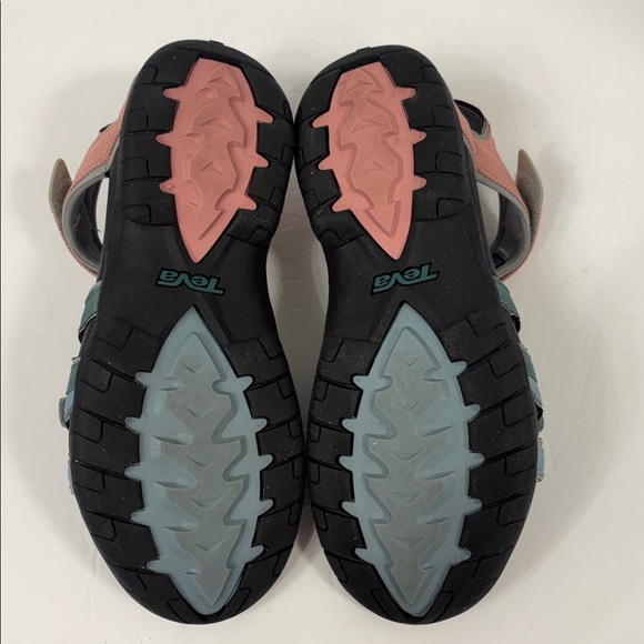 TEVA WOMEN TIRRA LIGHT EARTH MULTI STRAPPY SPORTS SANDALS - Picture 6 of 7